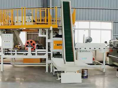 Su yalıtımı materyalleri üretim ekipmanı otomatik kumlama mekanizması